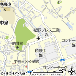 福岡県直方市中泉850周辺の地図