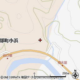 高知県香美市物部町小浜412周辺の地図