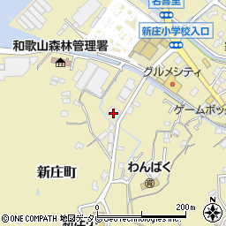和歌山県田辺市新庄町2170周辺の地図