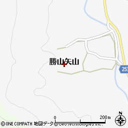 福岡県京都郡みやこ町勝山矢山周辺の地図