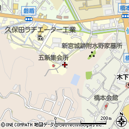 和歌山県新宮市五新2周辺の地図