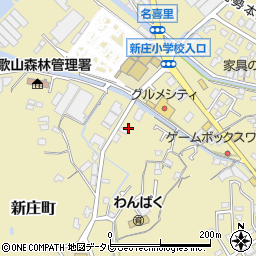 和歌山県田辺市新庄町2177周辺の地図