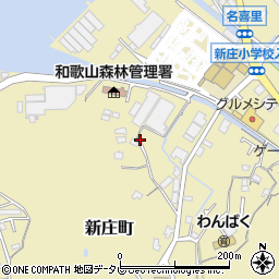 和歌山県田辺市新庄町2348周辺の地図