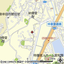 福岡県直方市中泉1212-1周辺の地図