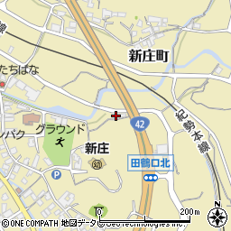 和歌山県田辺市新庄町1399-2周辺の地図