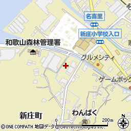 和歌山県田辺市新庄町2168周辺の地図