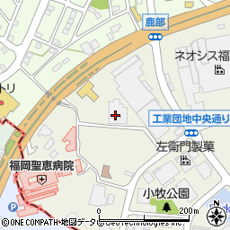 株式会社福岡中央青果　第２グリーンベジタ周辺の地図