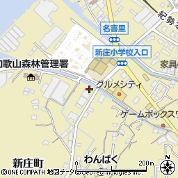 和歌山県田辺市新庄町2174周辺の地図