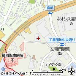 福岡中央青果周辺の地図