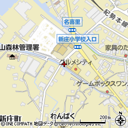 和歌山県田辺市新庄町2154周辺の地図