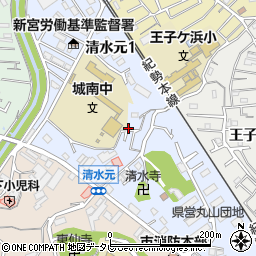和歌山県新宮市清水元周辺の地図