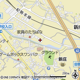 和歌山県田辺市新庄町691周辺の地図