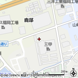 三甲株式会社　九州第一工場周辺の地図