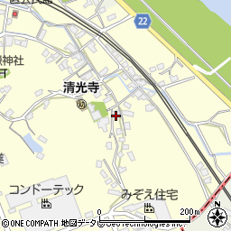 福岡県直方市中泉81周辺の地図