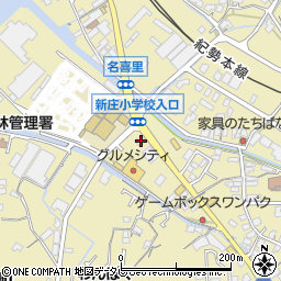 和歌山県田辺市新庄町2065-3周辺の地図