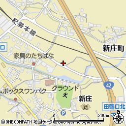 和歌山県田辺市新庄町687周辺の地図