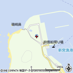 新宮漁港駐車場周辺の地図