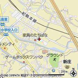 和歌山県田辺市新庄町672周辺の地図