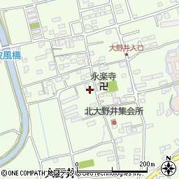 福岡県行橋市大野井周辺の地図