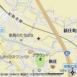 和歌山県田辺市新庄町688周辺の地図