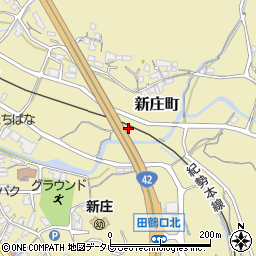 和歌山県田辺市新庄町708周辺の地図