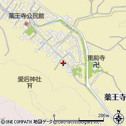 福岡県古賀市薬王寺1107周辺の地図