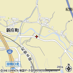 和歌山県田辺市新庄町1244-5周辺の地図