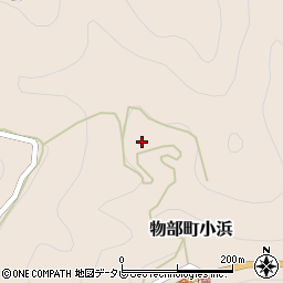 高知県香美市物部町小浜450周辺の地図