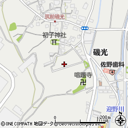 福岡県宮若市磯光周辺の地図