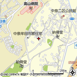 福岡県直方市中泉1093-2周辺の地図