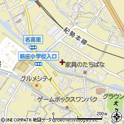 和歌山県田辺市新庄町646周辺の地図