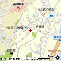 福岡県直方市中泉1108-1周辺の地図