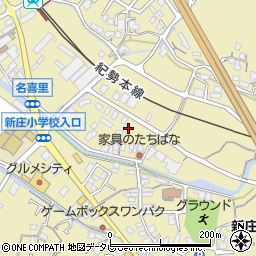 和歌山県田辺市新庄町656-2周辺の地図