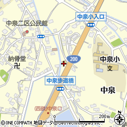 デイリーヤマザキ中泉工業団地店周辺の地図