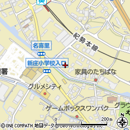 和歌山県田辺市新庄町644周辺の地図