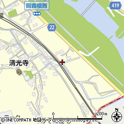 福岡県直方市中泉2093-1周辺の地図