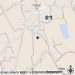 福岡県宮若市金生433周辺の地図