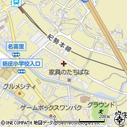 和歌山県田辺市新庄町656周辺の地図