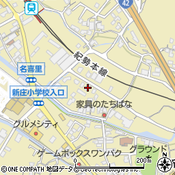 和歌山県田辺市新庄町659周辺の地図