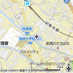 和歌山県田辺市新庄町638周辺の地図