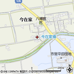 福岡県古賀市今在家57周辺の地図