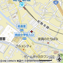 和歌山県田辺市新庄町639周辺の地図