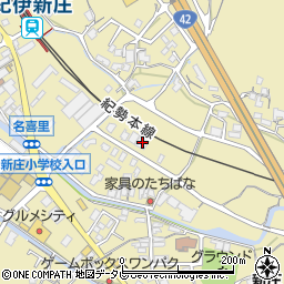 和歌山県田辺市新庄町661周辺の地図