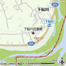下鮎川児童館周辺の地図