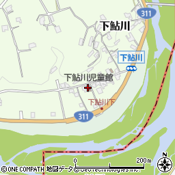 上富田町立　下鮎川児童館周辺の地図