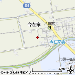 福岡県古賀市今在家373周辺の地図