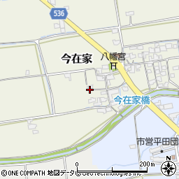 福岡県古賀市今在家373-2周辺の地図