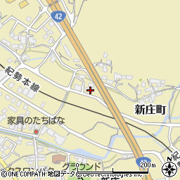 和歌山県田辺市新庄町725周辺の地図