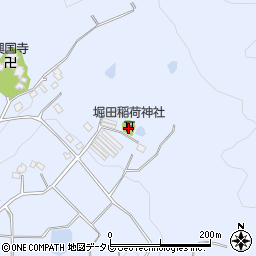 堀田稲荷神社周辺の地図