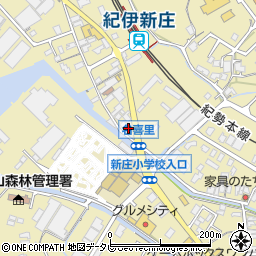 和歌山県田辺市新庄町501周辺の地図